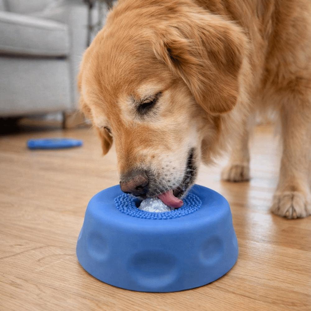 Rolling Ball Dog Licking Bowl Food-Grade Silicone Liquid Slow Dog Bowls  Pets Training