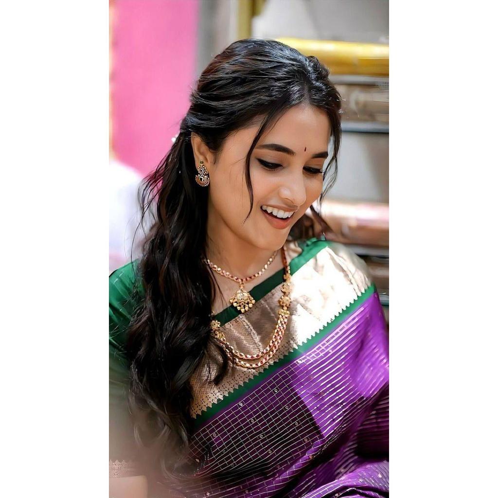 New Launch Soft Lichi Silk Jacquard Saree