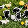 Mr. Edgar Self-Adhesive Journal Stickers: 45-Piece Momo Boxed Decorative Seals