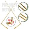 2 Pezzi Bacchette Radioniche Bacchette Divinatorie Retrattili Forma a Penna Portatile Bacchette a L Rilevatore Acqua Divinazione Strumenti di Misura
