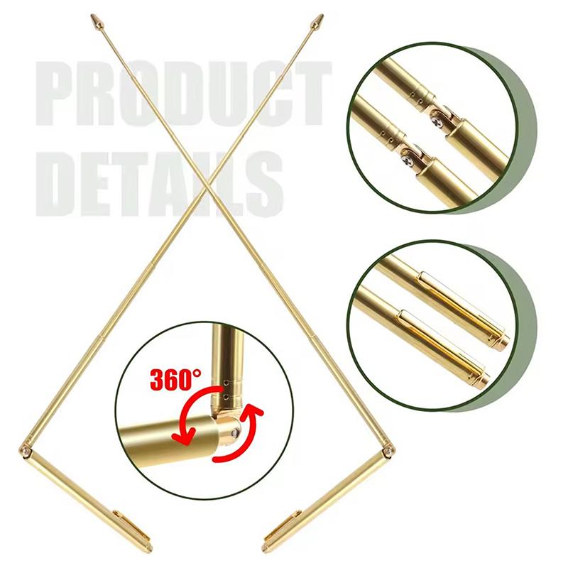 2 Pezzi Bacchette Radioniche Bacchette Divinatorie Retrattili Forma a Penna Portatile Bacchette a L Rilevatore Acqua Divinazione Strumenti di Misura