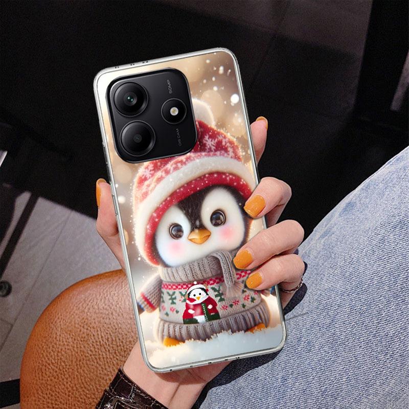 Weihnachten Pinguin Handyhülle für Handyhülle für Xiaomi Redmi Note 15 14 14S 13 Pro Plus 12 12S 11S 11E 10S 10 11T 5G Einzigartige Hülle
