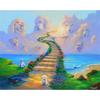 5d Diy Diamond Embroidery Seaside Full Round Diamond Painting Kits Beach Landscape Mosaic Rhinestone Puzzle Decoration