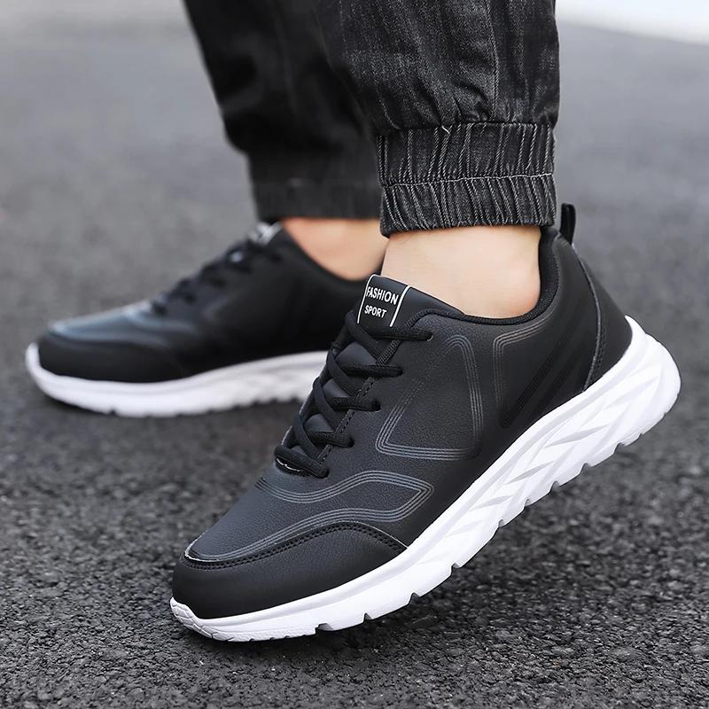Fashion the Four Seasons Men's Running Shoes Light Weight Soft Non Slip Sneakers Comfortable High Quality Waterproof Sport