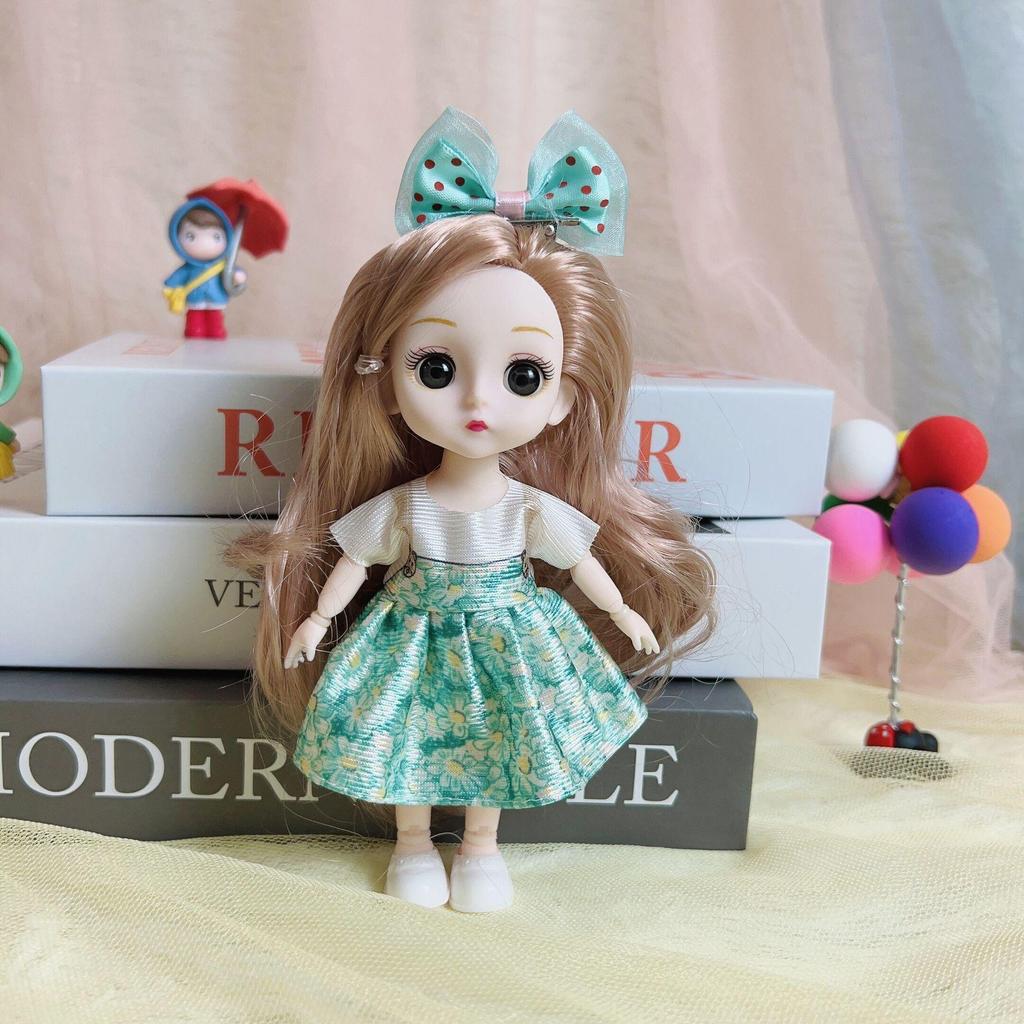 Princess Doll Mini Set - 17cm Toy for Girls, Perfect Birthday Gift