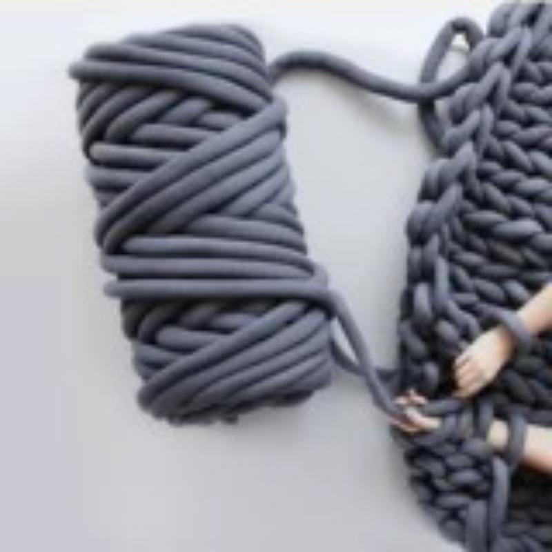 500G The New Thick Wool Yarn Core Filling Cotton Cored Hand-knitted Machine Washable Can Not Wash Hair