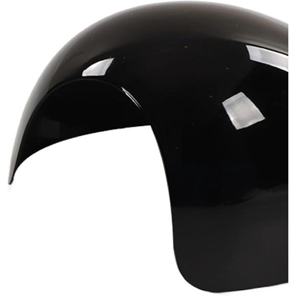 Side Mirror Cover Protector 2pcs Door Mirror Cover Left Right Glossy Black Rear View Mirror Cover Replacement for R55 R56 R57 R58 R59 R60 R61