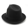 Soft Fedora Hat Solid Color Cashmere Felt Hat Ethnic Style Jazz Hat