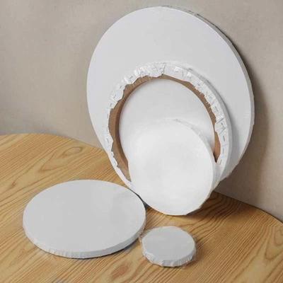 1Pcs Blank Round Painting Canvas Stretched Canvas Frame Painting Boards New Drawing Panels