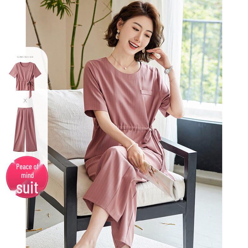 

Women s Summer Top & Pants Commuter Set 4XL