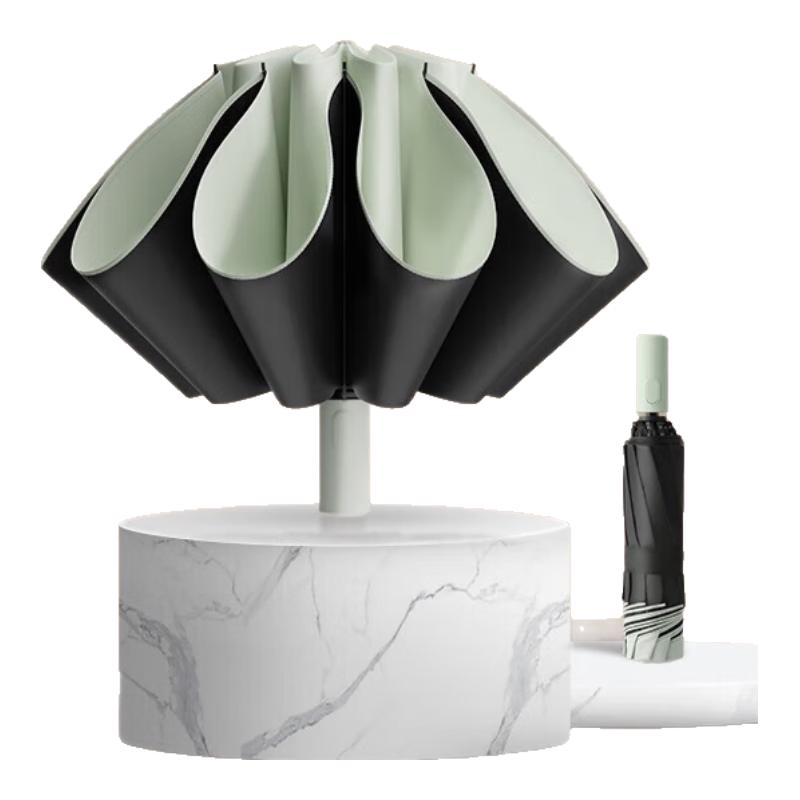 Tiangtang Automatic Tri-fold Portable Sun & Rain Umbrella