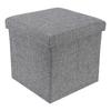 Foldable Storage Ottoman Multifunctional Storage Bench Footstool Seat with CoverBig