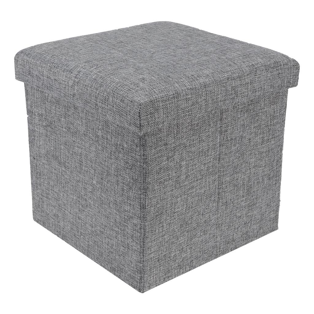 Foldable Storage Ottoman Multifunctional Storage Bench Footstool Seat with CoverBig