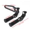 Motorcycle Rear Passenger Foot Pegs Mount Black Rest Pedal Footrest For BMW R18 -UP