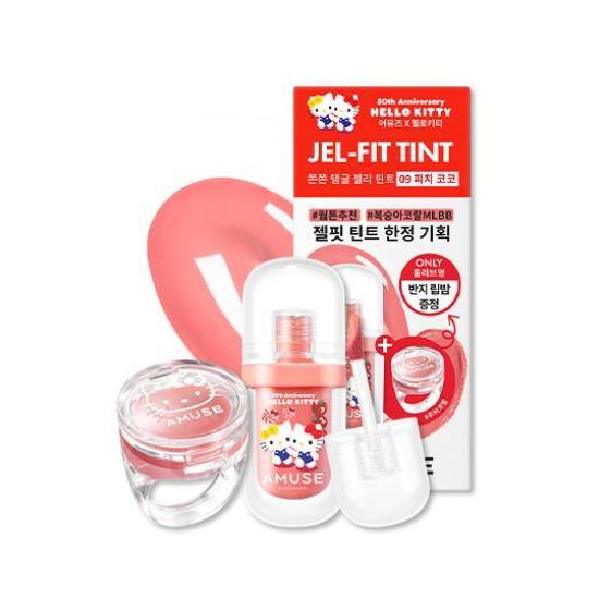 

AMUSE Jel-Fit Tint + Ring Lip Balm Set 2 предмета [AMUSE x Hello Kitty]
