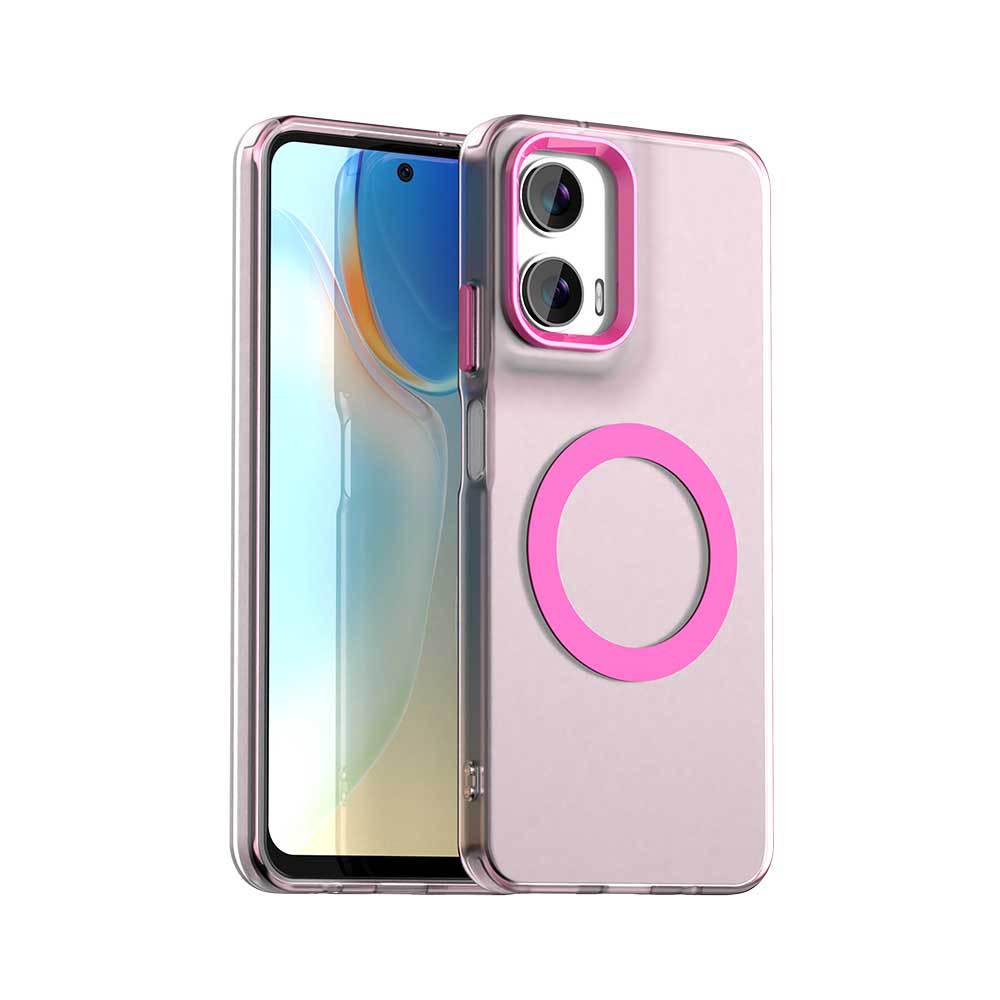 Frosted Magnetic Phone Case for Motorola MOTO Edge 60 Fusion & G86, Cross-border Compatible with S50 & G56.