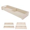 Kitchen Drawer Organizer with Adjustable Divider Aluminum Anti Slip Silverware Drawer Organizer Cutlery Tray For Forks Bowls