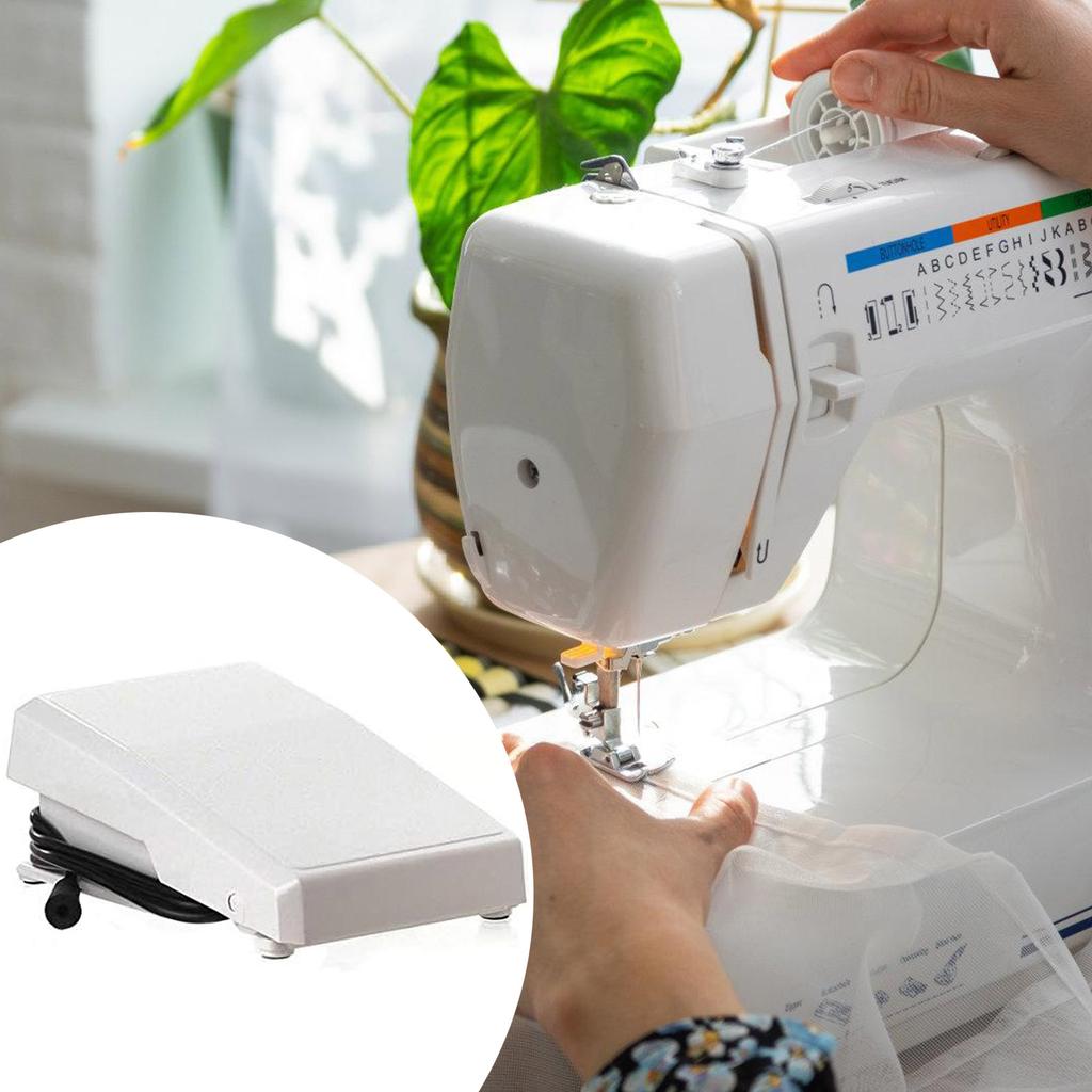 Speed Control Sewing Machine Foot Pedal Pneumatic Sewing Pedal Plastic Texture Suitable for Home and Professional Use