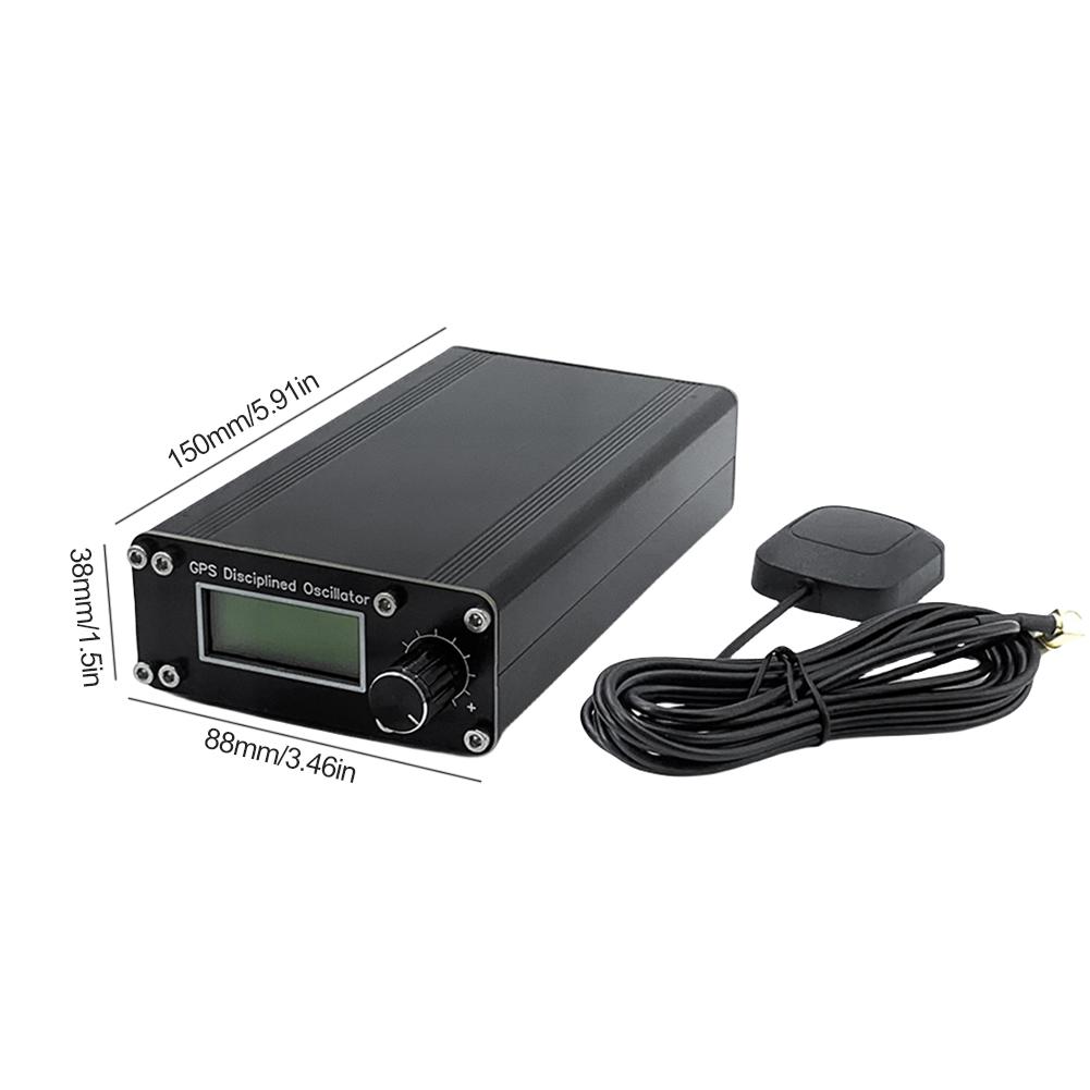 GPSDO GPS Disciplined Oscillator Color Display GNSS GPS Disciplined Clock Square Wave Output 1PPS GPS Clock for Audio Decoders