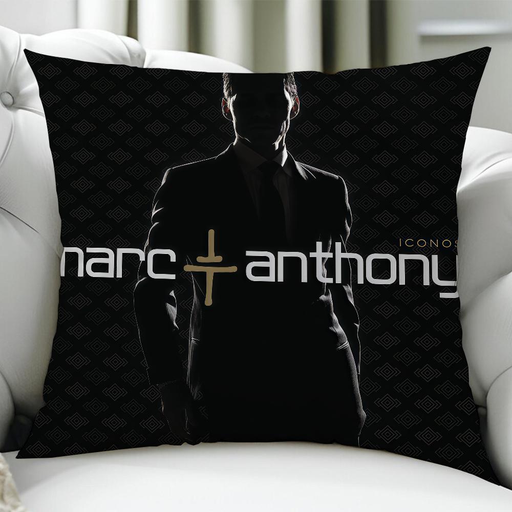 MMarc Anthony Singer cushion cover Birthday Anniversary Gifts Double Sided Printed Zipper Cushion Cover Soft Skin Bedding