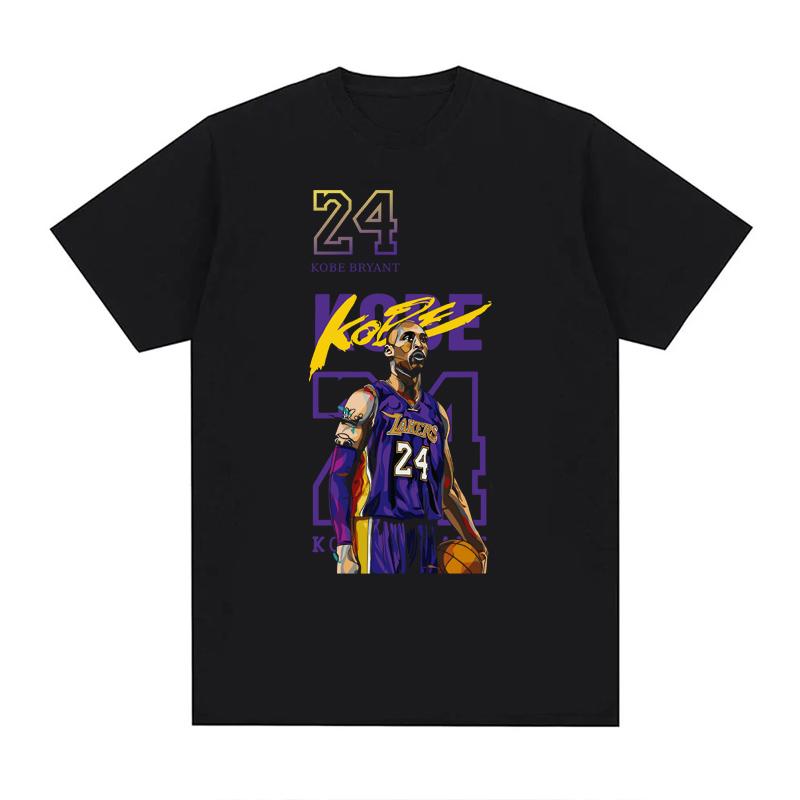 Tričko Kobe Cool Streetwear Muži Ženy Móda Hip Hop Pure Tričko Pánské Trička EU velikosti