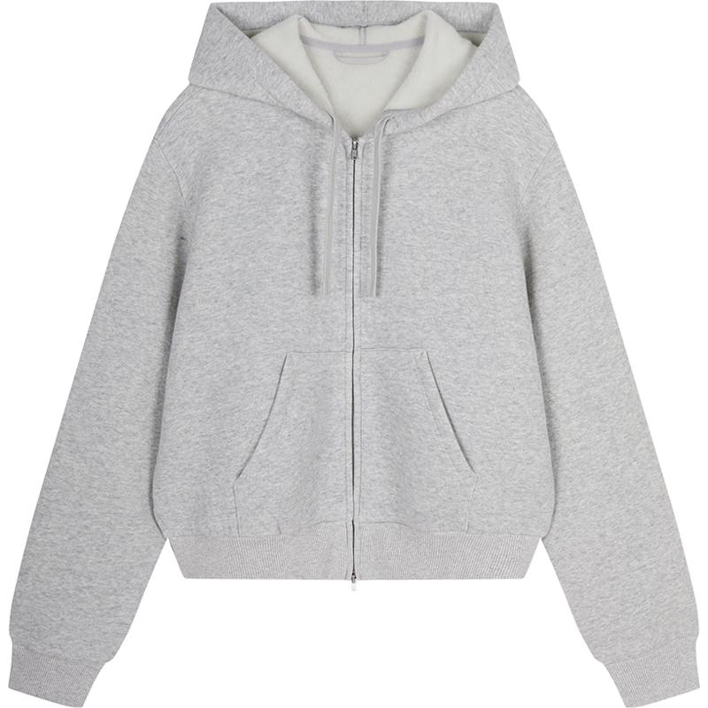 

Женский зимний худи JNBY свободного кроя из смесовой шерсти S