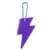 12Pcs Children Safety Pendant Backpack Reflector Reflective PVC Reflective Pendant Key Chain Night Safety Reflector Set