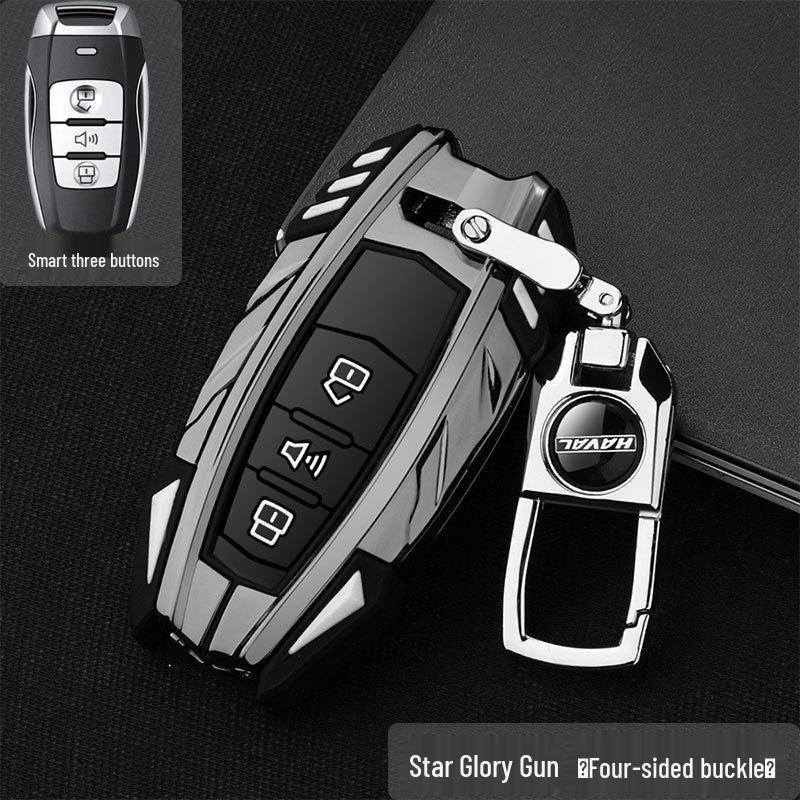 Great Wall Haval Key Cover with Metal Buckle for F7, F5, H6 Coupe, H2S - Full Protection