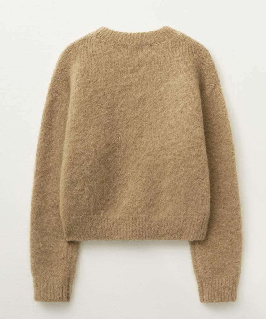 Seteo Two-Tone Mohair Blend Knit Heritage Brown