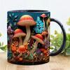 AEE4-3D Magic Mushrooms Mug Creative 3D Fun Space Design Mugs Offices Multi-Purpose Drink Cup For Home Office Dorm