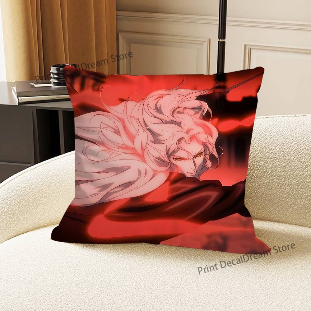Game Anime A-Alucard Pillow Case For Sofa Decor Car Office Room Printing Cushion Cover Decorations and Protector