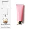 100g/ml Pink Frosted Soft Tube Bottle for Body Lotion, Facial Cleanser, Face Wash - Travel Size Cosmetic Packaging