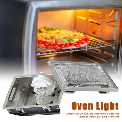 110V/220V Oven Lamp High Temperature Resistant Durable Replacement Bulb Microwave Light Bulb Comes with G9 Bulb