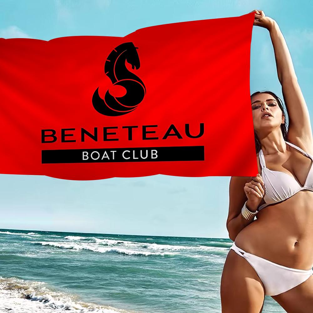 B-BENETEAU Mikrofaserdecke Schnelltrocknende Strandtücher Übergröße Druck Super Saugfähige Poolhandtuchdecke