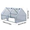 180x90x90 Cm Mini Greenhouse Cover With Roll-Up Shutters Door Plant Growth Tent Walk-in Greenhouses For Outdoors Without Bracket