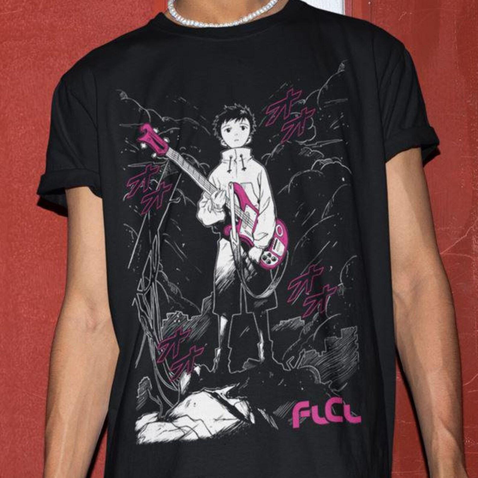 Unisex, Haruko Haruhara Shirt -flcl shirt,flcl T-Shirt,flcl T-Shirt,fooly cooly shirt,anime shirt,anime clothing,haruko shirt,flcl haruko 4XL