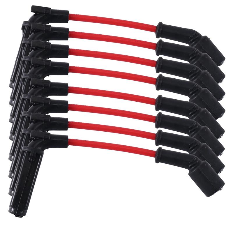 A28G-1 Set Of 8 10.5Mm Silicone Wire Igniter High Voltage Wire Body 9748RR 671-8161 For Hummer