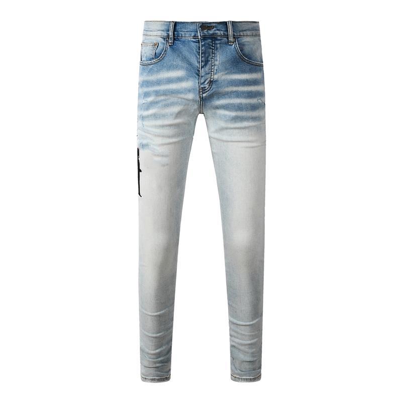 STREETRICH Fashion Americans Brands Men s Jeans Luxury Streetwear Holes Long Trousers Quality Male Stretch Slim Pants Skinny Trousers 28