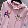 8601 CHROME HEARTS 2025 New Spring and Autumn Plus-size Thin Style Classic Style Logo Hooded Sweatshirt for Couples