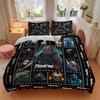 3Pcs Friday 13Th Horror Bedding Set Soft Fabric Duvet Cover Pillowcases Christmas Xmas Halloween Gift 1 Duvet Cover 2 Pillowcase L1542