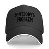 Other Peoples Troubles Cartoon Letter Print ColorBlock Sponge Hat Summer Creative Print Cartoon V Sandwich Baseball Cap