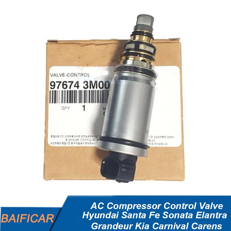 Baificar New AC Compressor Control Valve 97674-3M001 For Hyundai Santa Fe Sonata Elantra Grandeur Kia Carnival Carens China Brand
