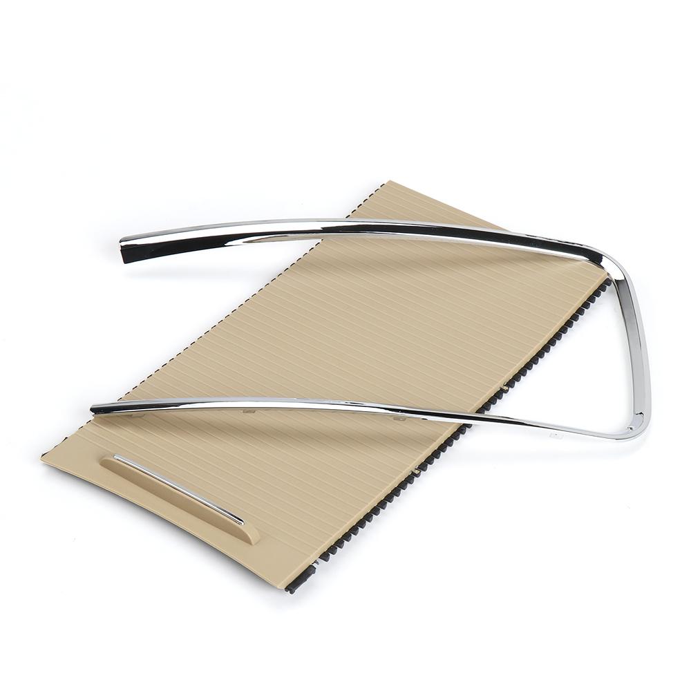 For Buick Lacrosse Car Sliding Shutters Cup Holder Roller Blind Cover Armrest Box Storage Box Strip Plating Trim Ring