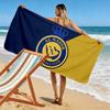 Al Nassr FC Print Beach Towel, Large Soft Quick Dry Towel for Beach Camping Swimming
