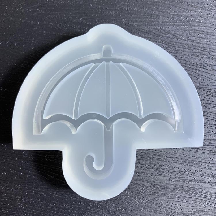 Umbrella Silicone Mold Quicksand Casting Mold Epoxy Resin Shaker Mold for Jewelry DIY Crafts Making Resin Pendant Mold