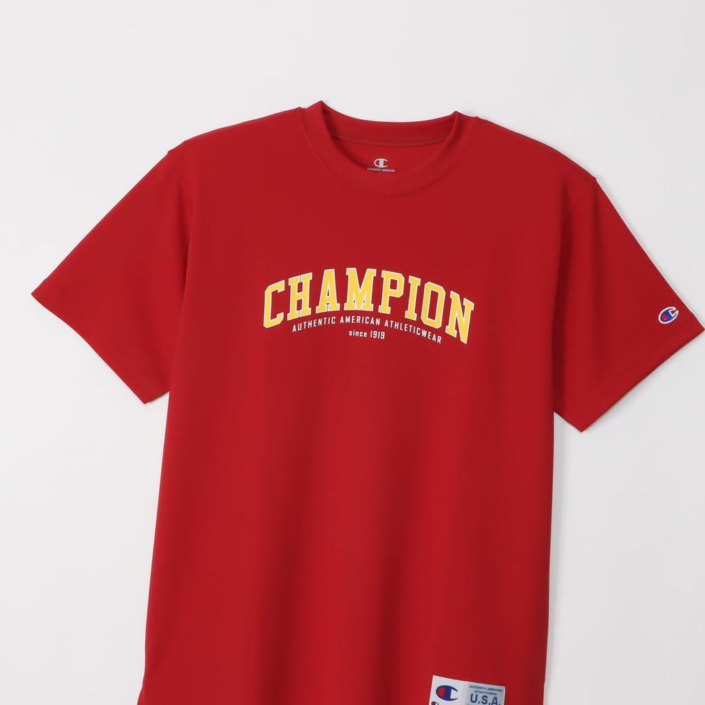 Champion Cardinal Basketball Short Round DRYSAVER Antibacterial and Odor Graphic Logo Men's T-Shirt, Sleeve, Neck, Resistant, Print, C3-ZB350
