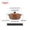 Jingqingfu Unglazed Ceramic Stew & Soup Pot