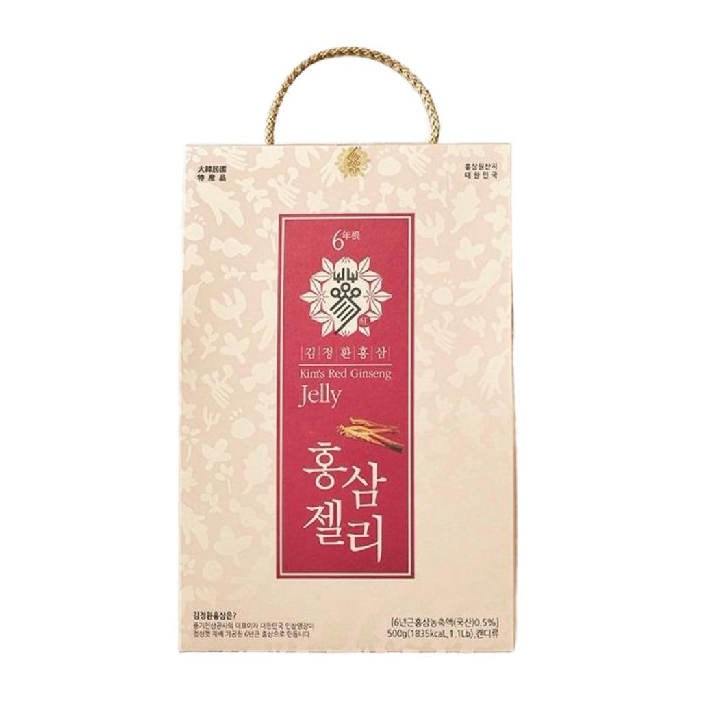 Kim Jeong Hwan Red Ginseng Jelly Chewy Sweet Herbal Snack 500g