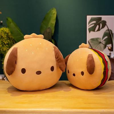 Cartoon Cute Puppy Hamburger Cushion Plush Toy Doll Cartoon Real Sandwich Children's Cushion