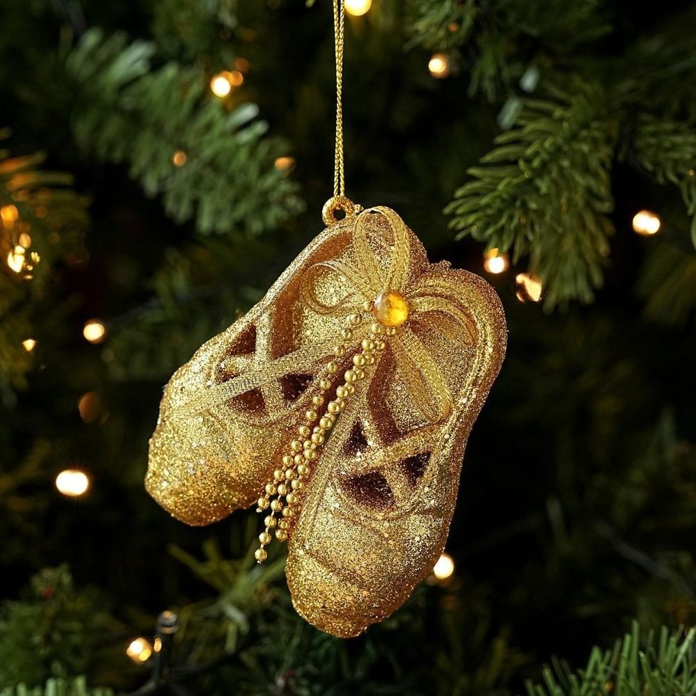Plastic Tree Hanger Glitter Coat Xmas Charm New Hanging Bauble Holiday Event